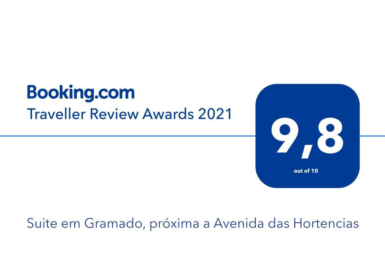 Suite Em Gramado, Proxima A Avenida Das Hortencias Εξωτερικό φωτογραφία